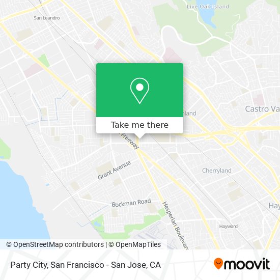 Party City map