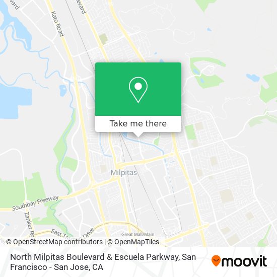 North Milpitas Boulevard & Escuela Parkway map