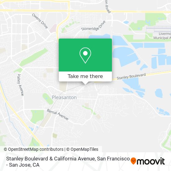 Mapa de Stanley Boulevard & California Avenue