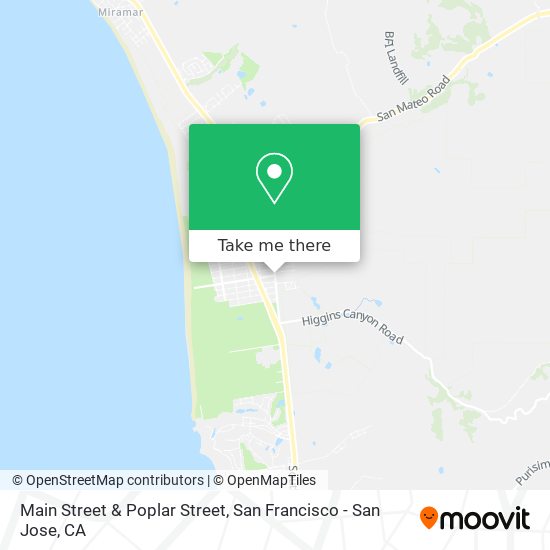 Main Street & Poplar Street map
