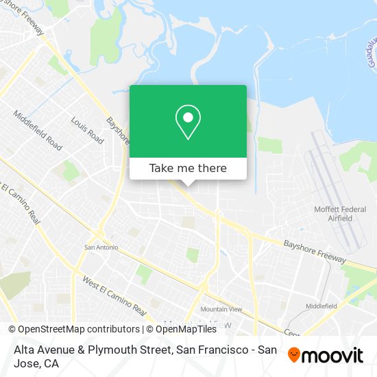 Alta Avenue & Plymouth Street map