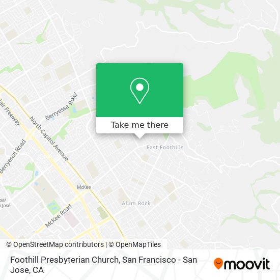 Foothill Presbyterian Church map