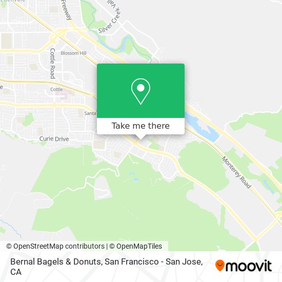 Bernal Bagels & Donuts map