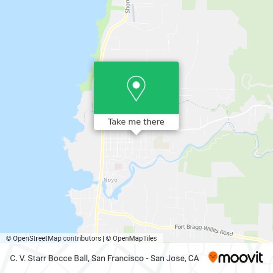 Mapa de C. V. Starr Bocce Ball