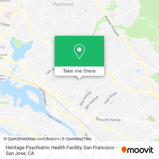 Mapa de Heritage Psychiatric Health Facility