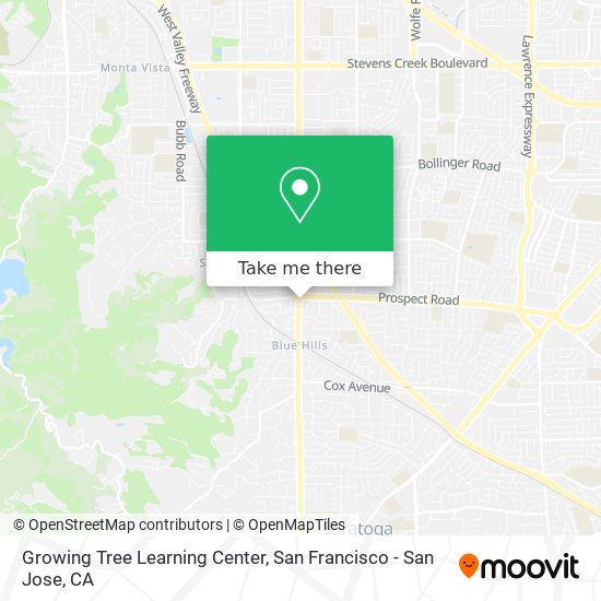 Mapa de Growing Tree Learning Center