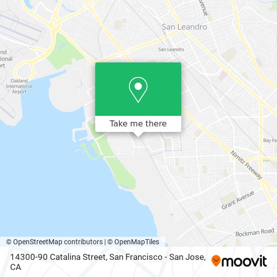 Mapa de 14300-90 Catalina Street