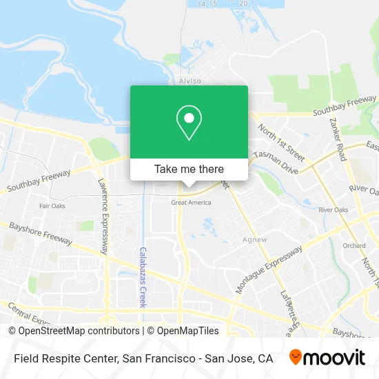 Field Respite Center map