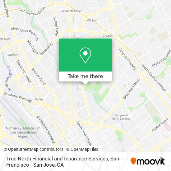 True North Financial and Insurance Services map