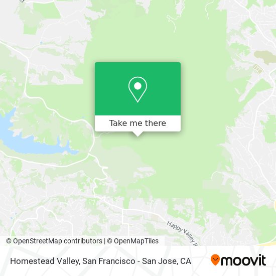 Homestead Valley map