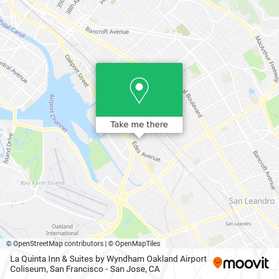La Quinta Inn & Suites by Wyndham Oakland Airport Coliseum map