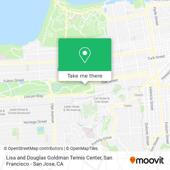 Mapa de Lisa and Douglas Goldman Tennis Center