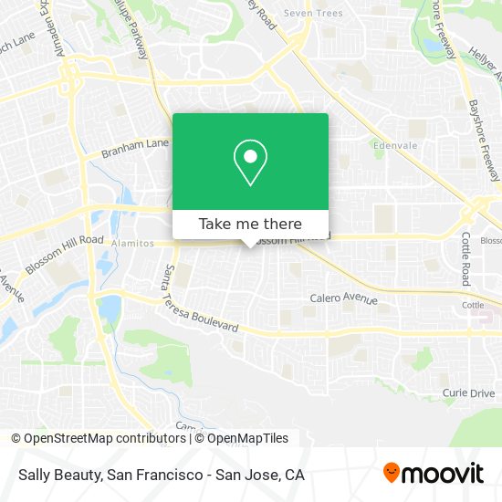 Sally Beauty map