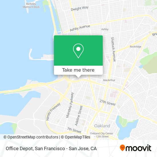 Office Depot map