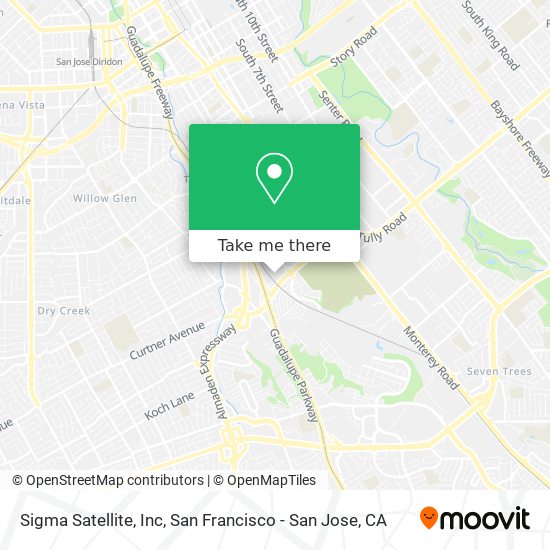 Sigma Satellite, Inc map