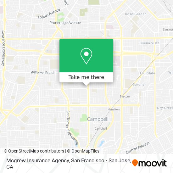 Mapa de Mcgrew Insurance Agency