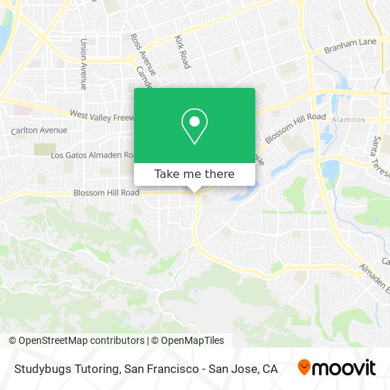 Studybugs Tutoring map