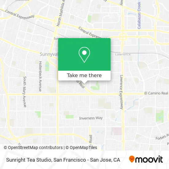 Sunright Tea Studio map