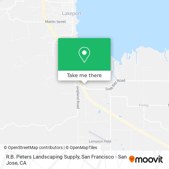 R.B. Peters Landscaping Supply map