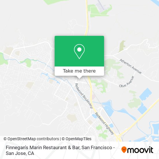 Finnegan's Marin Restaurant & Bar map