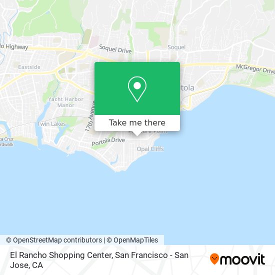 El Rancho Shopping Center map