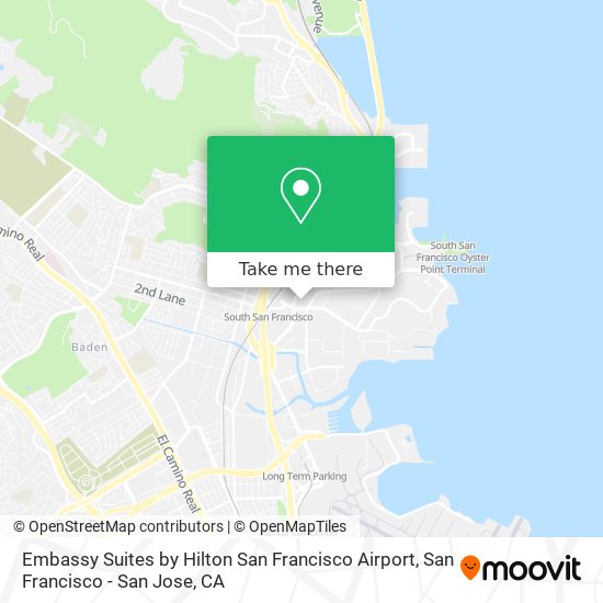 Mapa de Embassy Suites by Hilton San Francisco Airport