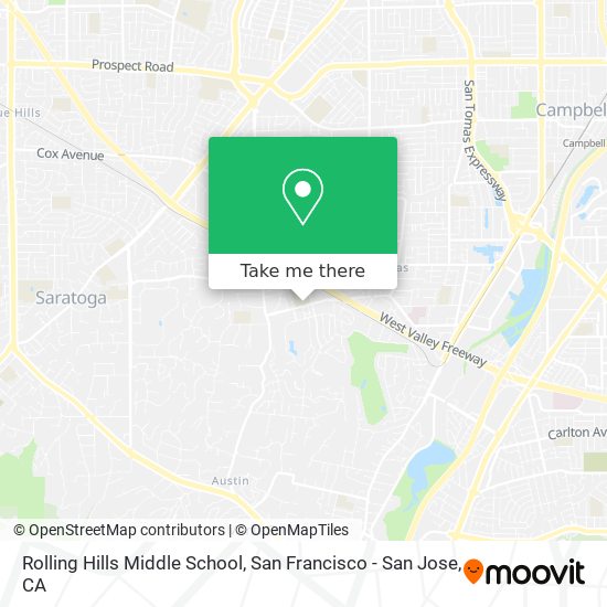 Rolling Hills Middle School map