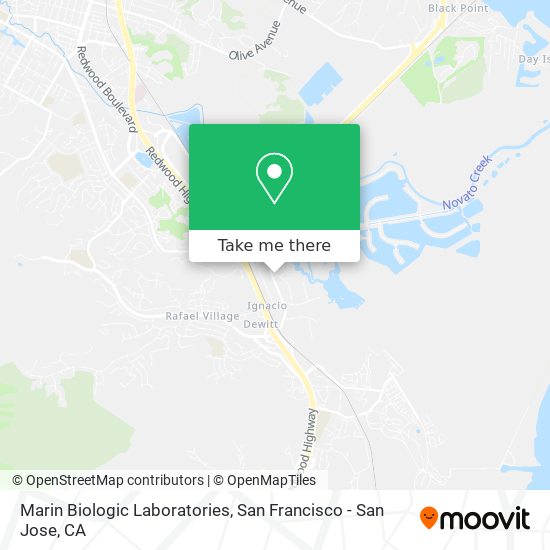 Marin Biologic Laboratories map