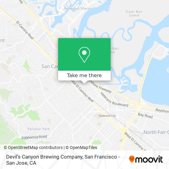 Mapa de Devil's Canyon Brewing Company