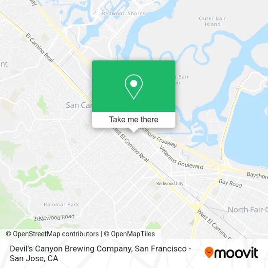Mapa de Devil's Canyon Brewing Company