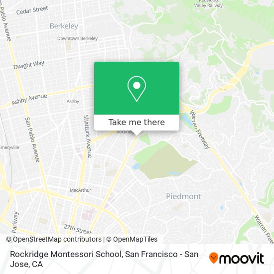 Rockridge Montessori School map