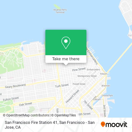 San Francisco Fire Station 41 map