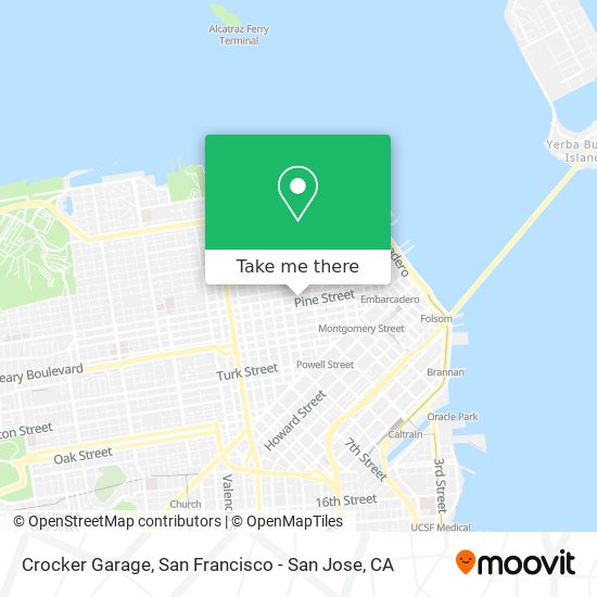 Mapa de Crocker Garage