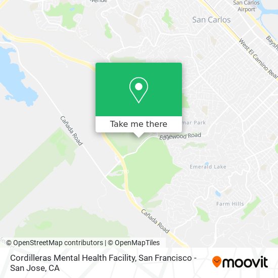 Mapa de Cordilleras Mental Health Facility