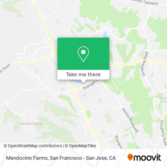 Mapa de Mendocino Farms