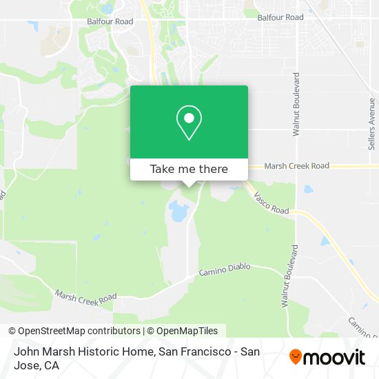 Mapa de John Marsh Historic Home