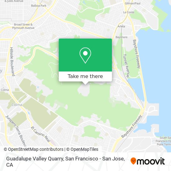 Guadalupe Valley Quarry map