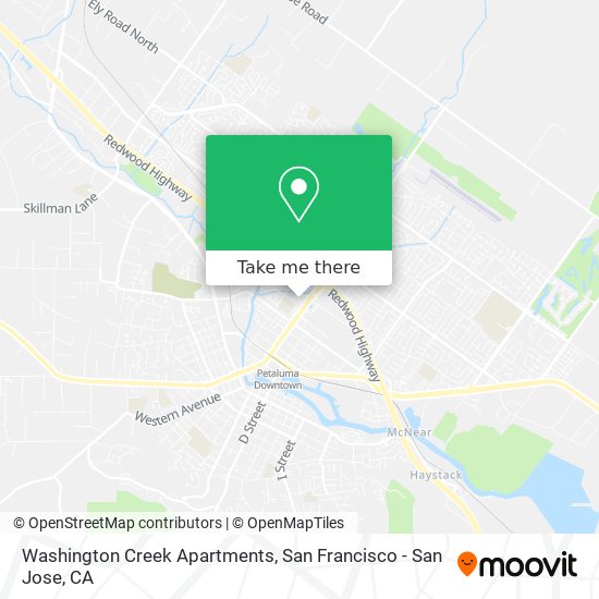 Mapa de Washington Creek Apartments