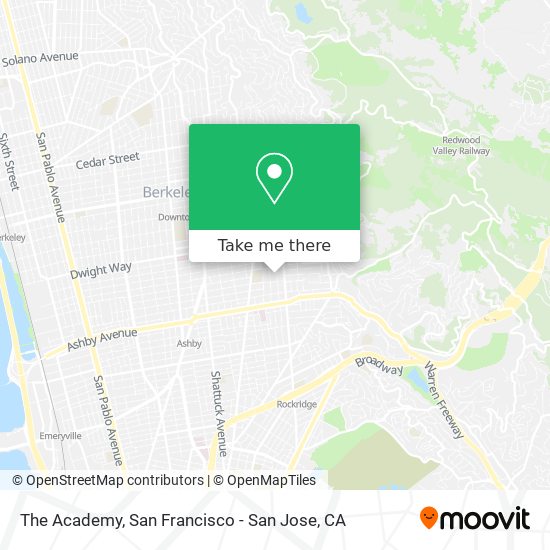 The Academy map