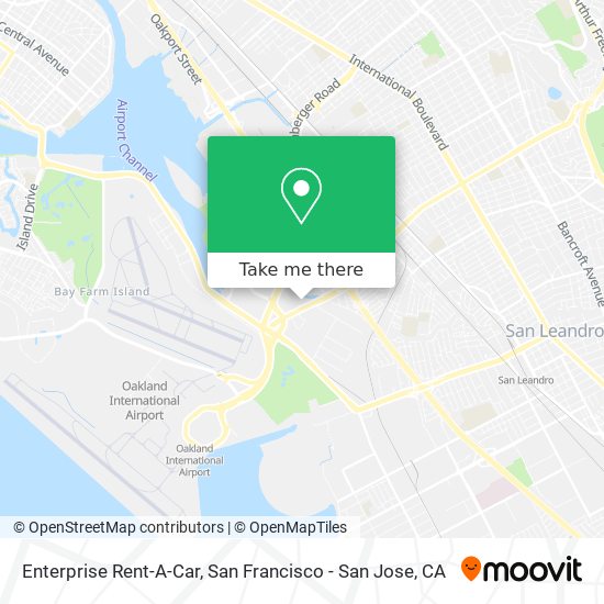 Enterprise Rent-A-Car map