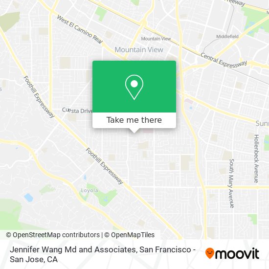 Jennifer Wang Md and Associates map