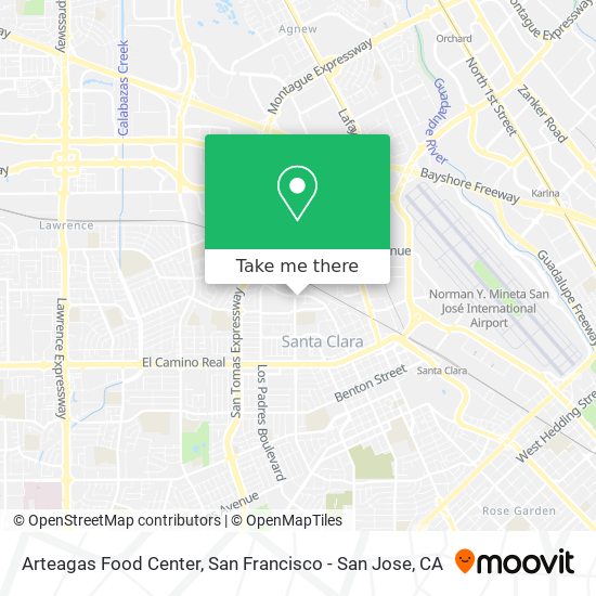 Arteagas Food Center map