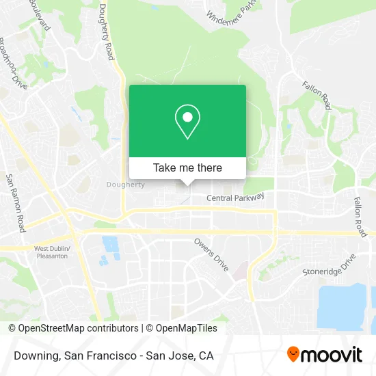 Downing map
