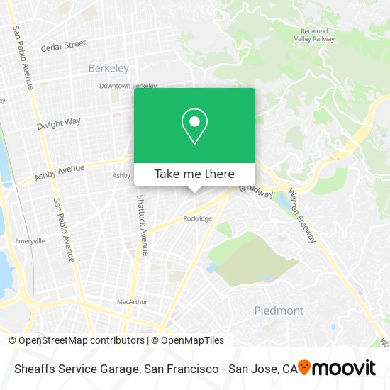 Sheaffs Service Garage map