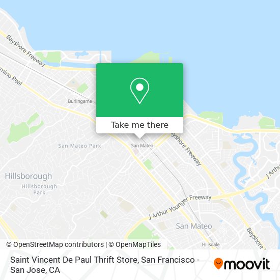 Saint Vincent De Paul Thrift Store map