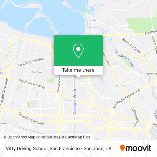 Vitty Driving School map