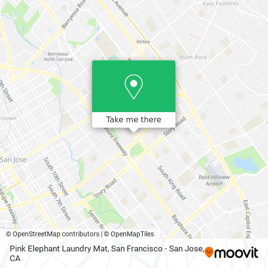 Mapa de Pink Elephant Laundry Mat