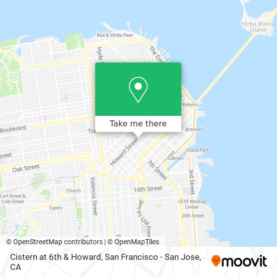 Mapa de Cistern at 6th & Howard