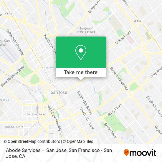 Abode Services – San Jose map