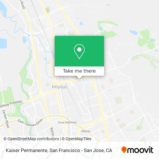 Kaiser Permanente map